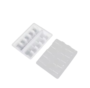 Bandeja blíster para envasado de medicamentos liofilizados en polvo PET, viales de 5ml, 7ml, 10ml con bandeja interior de plástico de una sola cara, 10 unidades - Product Image 2