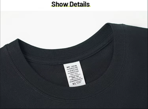 เสื้อยืดคอกลมผ้าฝ้าย100% ใส่ได้ทั้งชายและหญิงเสื้อยืด230gsm ทรงสลิมฟิตปรับแต่งได้แขนสั้นใส่ได้ทุกวันพร้อมโลโก้สำหรับผู้ชาย - Product Image 2