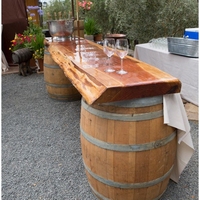 Table Ronde Industrielle en Bois Massif pour Restaurant, Taille Personnalisée, Meuble de Bar, Vente en Gros à Prix Abordable
