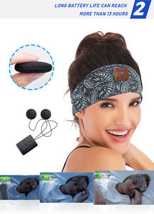 แฟชั่นขายดีที่คาดผมกลางแจ้งกีฬาหูฟังไร้สายหน้ากากปิดตาเพลงการนอนหลับที่คาดผม - Product Image 6