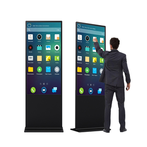 55inch Remote Control Built Cloud Cms Network Industrial Grade 4k Advertising <b>Screen</b> Floor <b>Standing</b> Digital Signage Display - Product Image 1