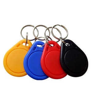 Bán buôn cuid siêu nhẹ C ABS có thể ghi 13.56MHz F08 RFID keyfob RFID 125Khz tk4100 kiểm soát truy cập IC thẻ Keychain - Product Image 1