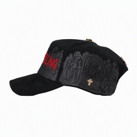 Casquettes de baseball brodées personnalisées de qualité supérieure Barbas Hats Rich or Dead, Gorras Beard G5 avec doublure en satin