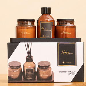 Vendita in fabbrica candele profumate di cera di soia e <span class=keywords><strong>diffusore</strong></span> di lusso con <span class=keywords><strong>diffusore</strong></span> di <span class=keywords><strong>aromi</strong></span> Set regalo Premium per la decorazione per la casa fragranza Hotel - Product Image 6