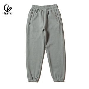GRAVVI Pantalon de survêtement Hip Hop pour homme 400 grammes, style vintage streetwear, joggers amples en molleton épais, écologique, décontracté - Product Image 3