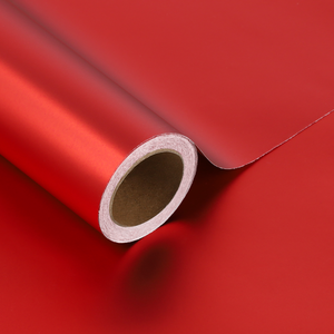 Cross-border Hot Sale Pure Color Red Coated <b>Paper</b> Printed Wrapping <b>Paper</b> Valentine Gift Packing <b>Paper</b> Customized - Product Image 5