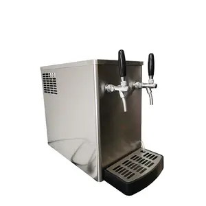 Dispensador de cerveja, de alta qualidade, draught, cerveja, refrigerador de cerveja, tipo de mesa, aço inoxidável