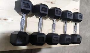 Haltères hexagonaux en fonte en gros pour l'entraînement physique, diamètre 28 mm, haltères pour l'entraînement musculaire, directement de l'usine - Product Image 4