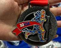 Fournisseur de gros Médailles en métal de sublimation en bronze au design personnalisé Médailles artisanales vierges pour le karaté, la course à pied et les sports