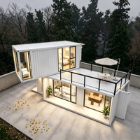 Conteneur de style professionnel personnalisable, respirant, à structure en acier, design carré moderne, garantie 1 an pour la maison et le bureau