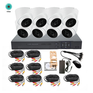Icsee <span class=keywords><strong>5MP</strong></span> HDD 1TB 2TB CCTV Camera Kit 6 trong 1 <span class=keywords><strong>Video</strong></span> <span class=keywords><strong>Recorder</strong></span> 8CH CCTV Camera 8CH AHD DVR Kit Hệ thống an Ninh Dome AHD DVR Kit - Product Image 1