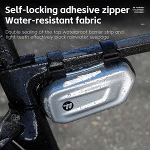 WEST BIKING-Sac étanche pour cadre avant de vélo, conception 3D, 0,5L, dégagement rapide, sac de rangement pour lunettes - Product Image 3