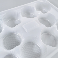 Boîte à 10 compartiments translucides pour pains vapeur farcis, sushis, gelées, pâtisseries chinoises – Compatible congélateur et micro-ondes – Qualité alimentaire PET/PP