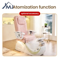 Fauteuil de Pédicure Professionnel avec Pompe de Vidange pour Salon de Manucure et Spa des Pieds
