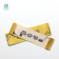 Étiquettes tissées personnalisées Reuners, écologiques, en tissu satiné de polyester durable, logo imprimé en relief 3D, OEM/ODM, vêtements