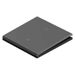Ultra Thin Skin Feel Matte Gray <b>Switch</b> Socket Panel 86mm Recessed 1 Gang 1 Way 5 Outlets <b>Touch</b> Control Wall Mounted - Product Image 3