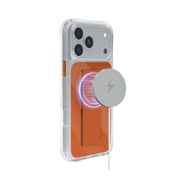 Coque de téléphone en TPU et PC avec grip en silicone, chargement magnétique sans fil, antichoc pour iPhone 14-17 Series, fabricant OEM ODM Chine