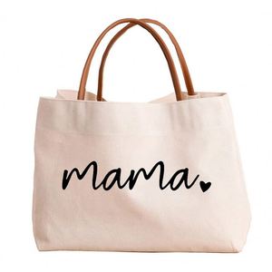 Sac fourre-tout en toile de coton réutilisable pour femme, grande taille, élégant, avec logo personnalisé, vente en gros, faible MOQ - Product Image 1