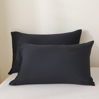 Ensemble de 2 taies d'oreiller en polyester 100%, 50x70cm, style hôtelier, imprimé numérique floral moderne, nouveau design écologique.