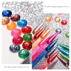 JTING - Colección de Esmaltes de Gel Platino Brillante de Alta Densidad en 12 Colores, Esmalte de Uñas de Gel Platino con Purpurina, OEM - Product Image 5