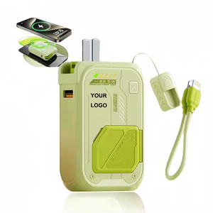 Banco de Energía Inalámbrico Portátil con Soporte, Carga Rápida de 22.5W, Cable, 10000mah, Magnético, Mini - Product Image 3