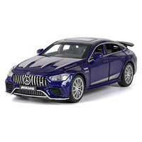 1:32 AMG GT63 Simulation Moulé Sous Pression En Alliage De Voiture Modèle De Voiture Collection Décoration Modelo De Auto Son et Lumière Fonction Garçon Jouet