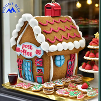 Biscuits de Noël personnalisés en matériau de qualité supérieure, maison de biscuits créative, biscuits personnalisés pour Noël