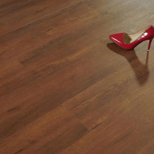 Suelo SPC Decorativo de <span class=keywords><strong>PVC</strong></span>, Película Impresa con Diseño de Madera Gris, Suelo Vinílico WPC con Sistema de Clic y Respaldo de Corcho EVA IXPE - Product Image 3