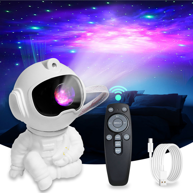 New Astronaut Projector Lamp with Starry Sky Night Light IP65 for Home Room Decor Christmas Projector