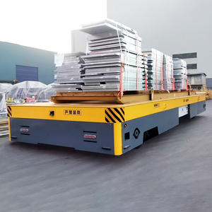 Chariot de transfert de charge lourd autopropulsé de 100 tonnes avec 4 roues en caoutchouc pour la manutention de pièces métalliques - Product Image 5