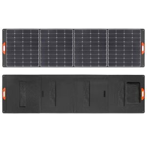 420W Portable <b>Foldable</b> Mono <b>Solar</b> Blanket Kit with Kickstand for Camping Power Station Generator - Product Image 6