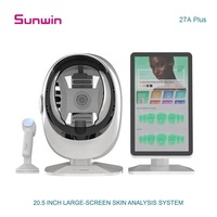 27A Plus Mesin Penganalisis Kulit AI Layar Besar yang Ditingkatkan 20,5 Inci Peralatan Analisis Wajah Layar Sentuh