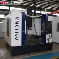 Centre d'usinage vertical CNC GOLDCNC VMC1160 haute précision à 3 axes, broche simple BT40