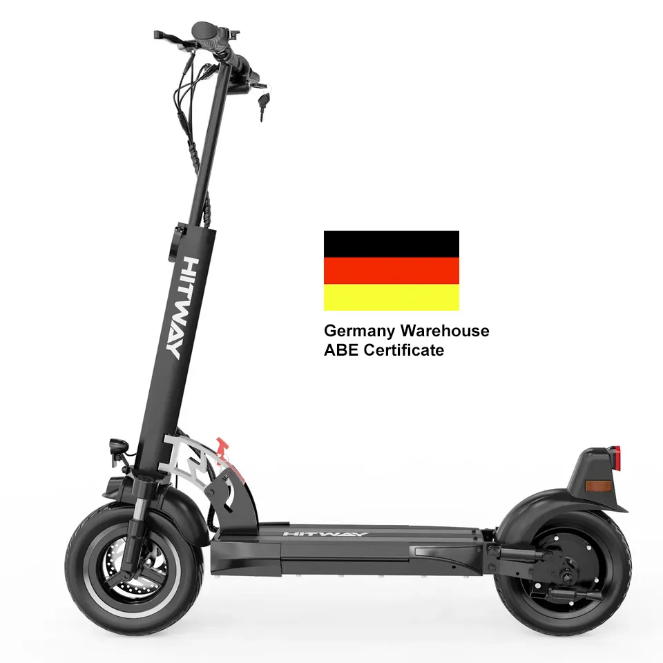 Scooter électrique HITWAY 10 pouces 800W 48V 10Ah ABE deux roues pliable fabricant d'entrepôt de l'UE tout-terrain E Scooter électrique