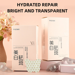 Roze Collageen Onder Oogmasker Donkere Cirkel Reducerende Oogvlekken Private Label Bladmasker Met Katoenen Materiaal - Product Image 3