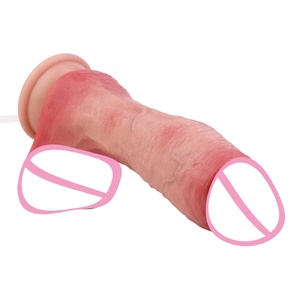 Skin Touch Squirt <b>Dildo</b> Real Textured Anal Plug Dual Layer Soft Ejaculating Penis Sex Toys Hands Free Male Female Sex Toy - Product Image 5