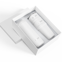 Coffret cadeau d'entreprise, flacon thermos à vide en acier inoxydable, tasse thermos
