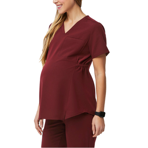 Hauts d'<span class=keywords><strong>allaitement</strong></span> pour femmes, vêtements de maternité confortables à manches courtes pour futures mamans, ensembles d'uniformes de travail pour femmes enceintes - Product Image 1