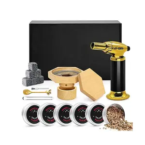 Wood Cocktail Smoker Kit with Torch Whiskey Cocktail Smoker Kit Cocktail Smoker For Whiskey Bourbon