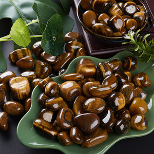 Pierre brute œil de <span class=keywords><strong>tigre</strong></span> jaune, petites particules, décoration de réservoir de <span class=keywords><strong>poissons</strong></span>, ornement de surface pour salon, Shanwei Guangdong - Product Image 4