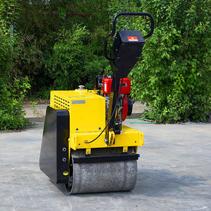 3 t neue rollmaschine laufend hinter doppeltrommel vibrator straßenroller aus china moderne rollmaschine für straße mini-verdichter straßenroller preis - Product Image 3