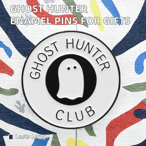 Venta al por mayor <span class=keywords><strong>de</strong></span> alfileres esmaltados <span class=keywords><strong>de</strong></span> Ghost Hunter Club únicos, insignias <span class=keywords><strong>de</strong></span> solapa <span class=keywords><strong>de</strong></span> Metal pintado para sombreros, ropa, joyería, gran regalo para amigos - Product Image 3