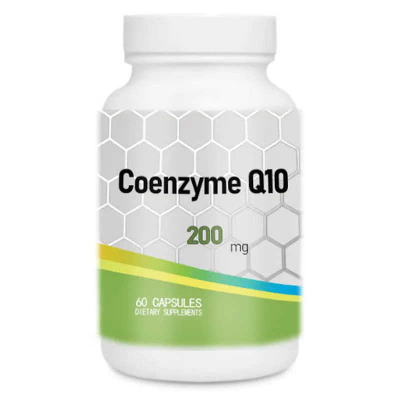 फैक्टरी थोक हलाल Coenzyme Q10 पाउडर कैप्सूल Softgels गोलियाँ तेल में घुलनशील 98% विटामिन अमीनो एसिड और Coenzyme Q10