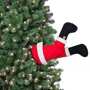 Youlun Joyeux Noël Ornements Cadeau de Noël Père Noël Bonhomme de Neige Arbre Jouet Poupée Décorations de Noël à Suspendre pour la Maison Décor du Nouvel An - Product Image 6