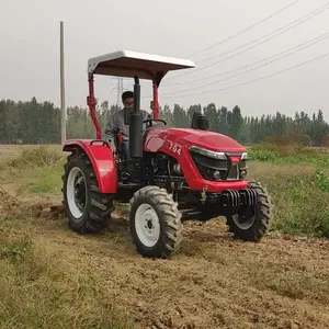 Strong power 70hp Tractor 4wd diesel 8+8 shift small sunshade tractor for farmer made in china