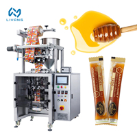 Machine d'emballage automatique multifonctionnelle à voie unique pour sachets de liquides 10g 20g, machine de remplissage de miel en bâtonnets