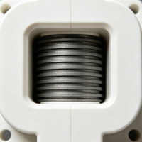 Transformateur de courant simple à double enroulement en cuivre, à noyau fendu, avec trou carré de 23x53mm, 100-400/5A 1A, pour usage instrumentiel