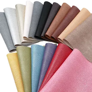 Felt Back Wholesale New Style Special Textured Embossed PVC Faux Vinyl Leather Fabric Sheet For Making Shoe Upper/Wallpaper/Bag