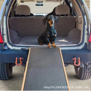 Wooden Dog Ramp Anti-Slip Solid Wood Pet Stairs For Small Dogs Home Use Rectangle Shape H656 - Product Image 4