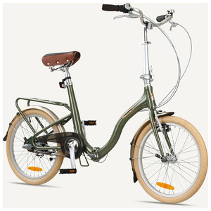 Bicicleta Plegable Económica de 20 Pulgadas Estilo Tailandés, Bicicleta Plegable de Acero de 20 Pulgadas / Bicicleta Plegable para Mujer de 20 Pulgadas - Product Image 3